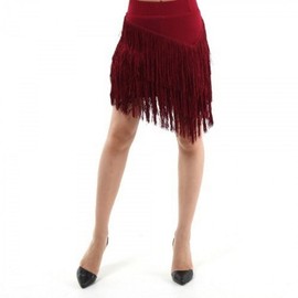 LDSC3200 Sequin Women Suit Season Fringe Latin Dance Samba China Skirt Belt Theme Ballroom Suit Performance Girl rumba