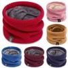 Unisex A-Shape Knit Thermal Neck Warmer & Scarf for Autumn/Winter Riding 19/Khaki 30ea