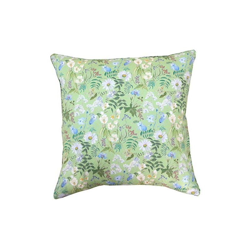 DDintex FLORET LONDON Cushion Cover, Chartwell Green, 17.7 x 17.7