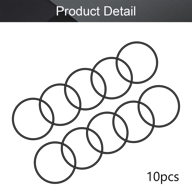 Othmro 10Pcs O-Rings, Nitrile Rubber Washers Seal Ring with 40mm