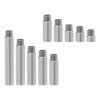 FOCMKEAS 2 PCS Shower Head Extension Arm Extender Stainless Steel