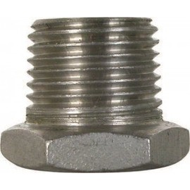 Valley Industries Stainless Steel Reducer Bushing: 3/8" x 1/4"