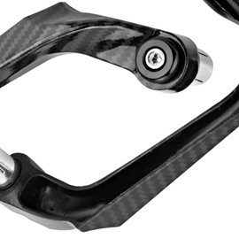 Motorcycle Brake Clutch Protect Lever Guard, Clutch Protector 7/8inch Universal Motorbike Handlebar Protectors for Motorcycle, Motorbike, Scooters, Electric Cars, Mountain Bikes(Black)