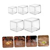 PACKOVE 5Pcs Acrylic Candy Storage Boxes Durable Multi Function Jewelry