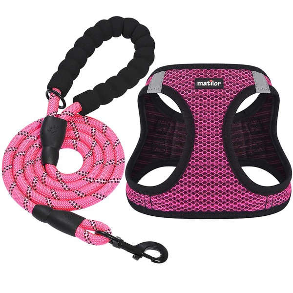 matilor Dog Harness Step-in Breathable Puppy Cat Dog Vest Harnesses