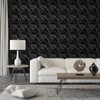 33-Pack 3D Wall Panels Black for Interior Wall Decor, Waterproof
