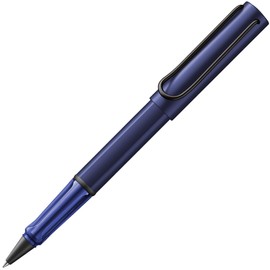Lamy AL-star Dark Dusk Rollerball Pen - Lightweight Pen with Transparent, Ergonomic Handle & M Line Width - Aluminium Housing - with Rollerball Refill M 63 Line Width M in Black