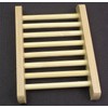 2-Pack Bamboo Soap Tray Set - Self-Draining Wooden Soap Holder