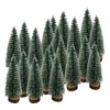 Genérico 5 Pino Arbol Miniatura Adorno Navidad Artificial Mini 15cm