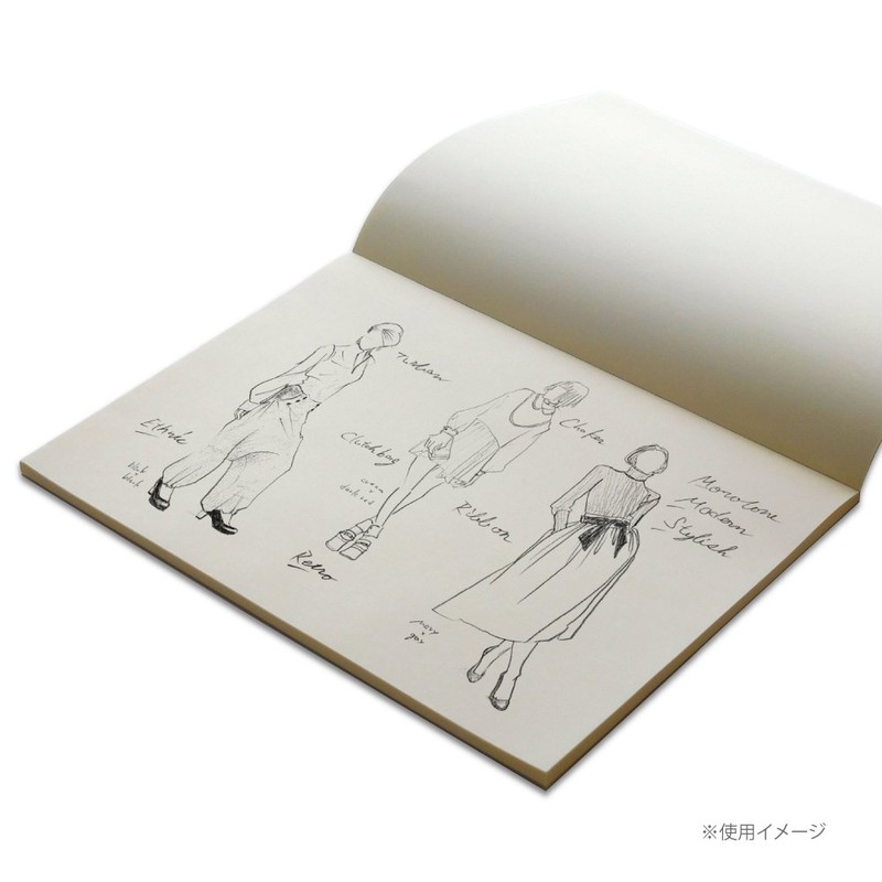 Maruman Sketchbook A4 Crocky Pad, Cream Crocky Paper, 60 Sheets