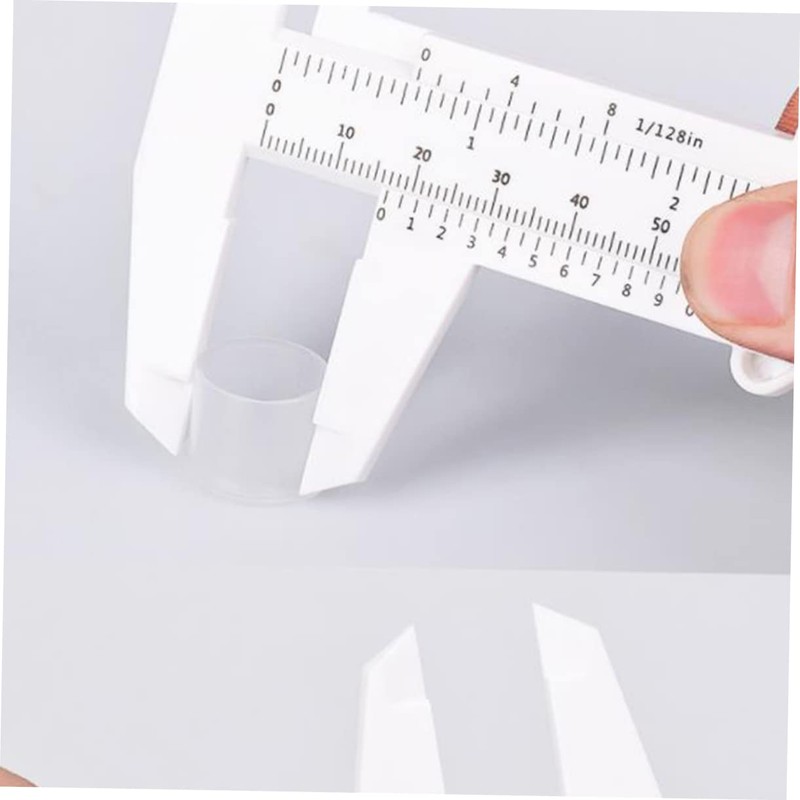 SAFIGLE 6Pcs Eyebrow Measuring Ruler Facial Calipers for Precise Eyebrow