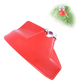 Longhao Brush Cutter Protective Cover Protective Shield Cutting Protection Mowing Protection Lawn Mower Protective Cover Accessories with 2 Screws for Brush Cutter Lawn Mower Trimmer, Brush Cutter