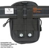 TacFirst Molle Bag T195 Belt Bag EDC Pouch Organiser (Black,