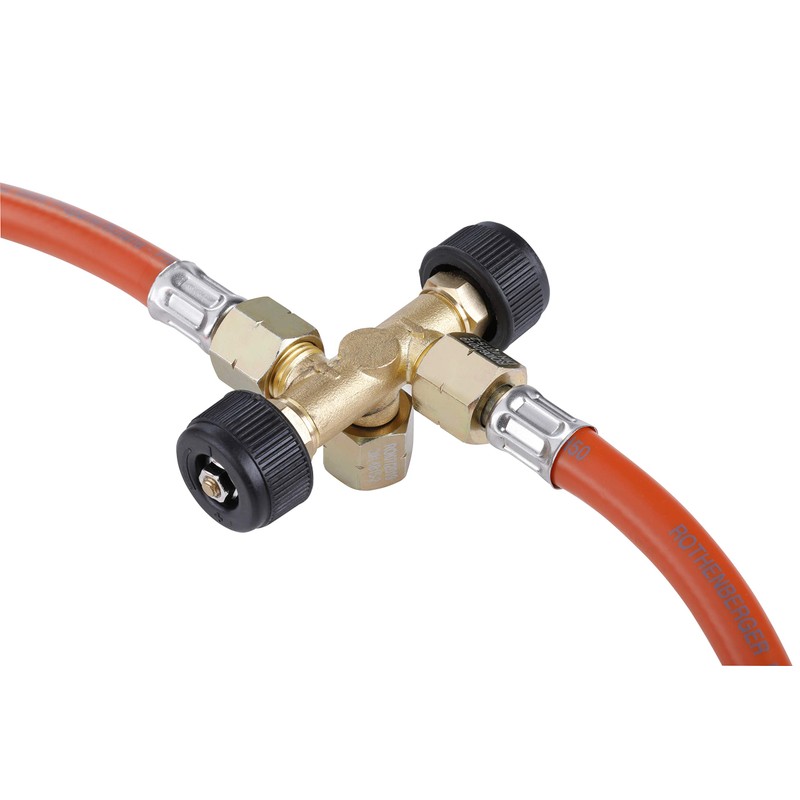 ROTHENBERGER Industrial Set Double Branch Valve & Hose Line 1.5