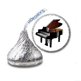 JS&B Enterprises 216 Piano Recital Music Labels/Stickers for Hershey's Kisses Candies - Party Favors