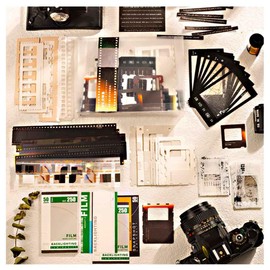 CraftBloom 94PCS Movie Film Scrapbook Paper for Journaling Supplies, Strip Photo Frame for Scrapbooking Kit, Waterproof PET Washi Quote Stickers for Bullet Junk Journal Collage Planner DIY Craft