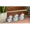 stoneandstyle Stone Figurine Set of 3 Buddha Hear Nothing See