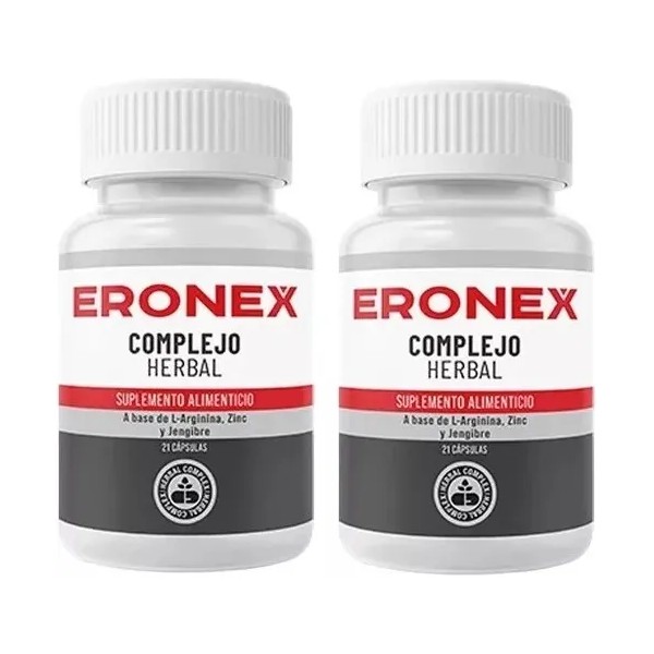 2 Pack Eronex Complejo Herbal Salud 20caps Sfn 2 Pack