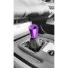 EZAUTO WRAP Universal Purple Diamond Shifter Chrome Aluminum Automatic Shift