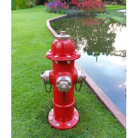 Teaeeno Puppy Training Fire Hydrant for Dogs,Resin Outdoor Statue for Small Dogs, Pee Post Aid & Delightful Outdoor Garden Decor, Dog Statue with Pee Post, Hand-Painted,Weather,Outdoor Ornament