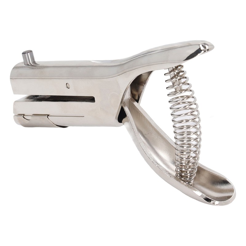 Heavy Duty Hand Held Hole Punch 6mm Dia Round Single