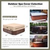 UCEDER Waterproof Hot Tub Cover -Outdoor Spa Cover Cap(Actual Size
