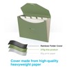 Blue Lake ECOLIFE File Folders Accordion Organizer Plastic Free 6