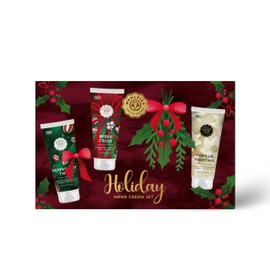 Woolzies Holiday Hand Cream Set | Peppermint Twist, Berry Crush & Vanilla Frosting | Nourishing Shea, Cocoa & Murumuru Butters | Festive Self-Care Gift