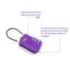 Maizoon TSA Approved 3 Digit Combination Lock with Password, Resettable