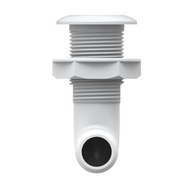 SEAFLO 1"-1/4" Thru Hull Fitting with Built-in Check Valve, 4-Year Warranty – Anti-Corrosion and Ultra-Durable(10-Pack)