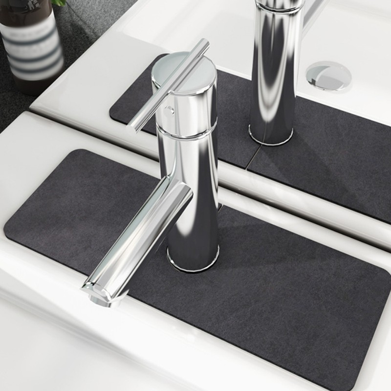 Splash Guard for Sink Faucet Diatomite Super Absorbent Fast Drying