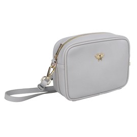 Alice Wheeler Bee Crossbody Bag, Grey, Camera Style, gray, Camera Style