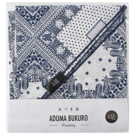 &NE NHK-029-WH Azuma Bag, Paisley, White