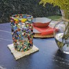 MexHandcraft Multicolor 'Confetti Rocks' 14 oz drinking glasses (set of