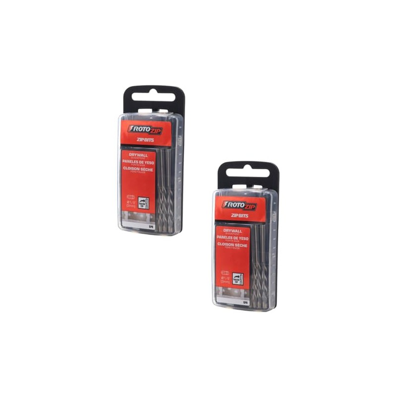 Roto-Zip 1/8" Guide Point Drywall Router Bits for Cutout Tools