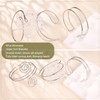 Vegolita 6Pcs Upper Arm Cuff Bracelet for Women Boho Coil
