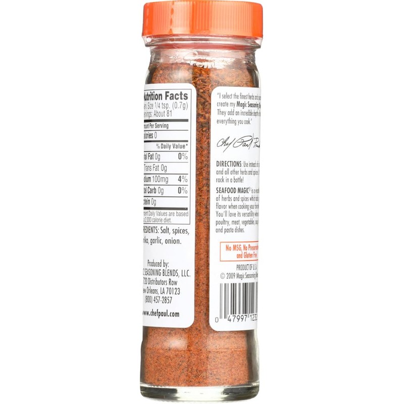 Chef Paul Prudhomme's Magic Seasoning Blends Seafood Magic -- 2