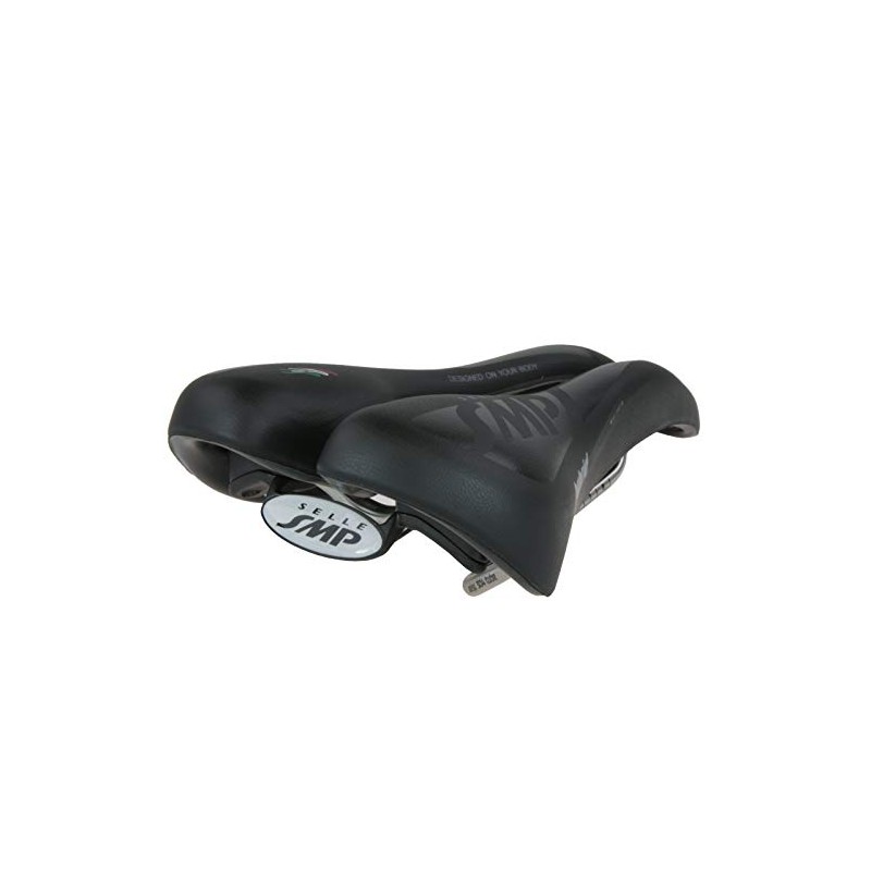 SMP Unisex - Adult Hybrid Gel Saddle, Black, One Size