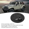 Aluminum Alloy Black Fuel Tank Cap Cover Flag Label Fits
