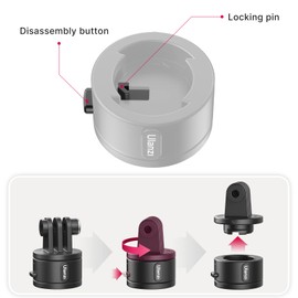 ULANZI Magnetic Quick Release Mount Compatible with GoPro - Go Quick II Set