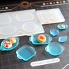 4Pcs Mini Plate and Mini Jar Resin Silicone Molds Set