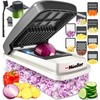 Mueller Vegetable Chopper Mandoline Slicer, Food Veggie Chopper, Cheese Grater,