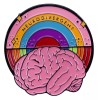 Neurodivergent Rainbow Neurodiversity Brain ADHD Autism Autistic ADHD OCD Pin
