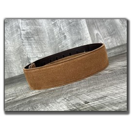 Anthology Gear "The Reticent Full Grain Leather Guitar Strap For Electric, Acoustic, and Bass Guitars (Sienna Suede, 2" Wide)