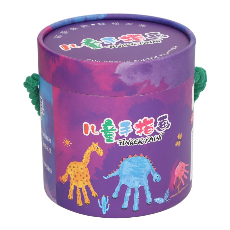 8PCS Finger Paints Safe Washable DIY Kids Finger Paints for