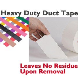 Maartla Heavy Duty Duct Tape 3 Inch X 33 Yards, 8.5 Mil Thickness, Multi Purpose White Duct Tape, No Residue, Waterproof, Tear by Hand - for Indoor Outdoor Repairs, Industrial, Professional Use