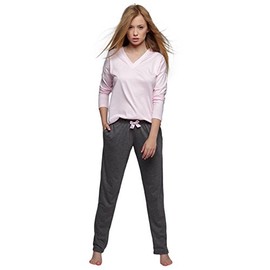 Moonline Women's Modern and Comfortable Soft Cotton Pyjamas Various Models, pink