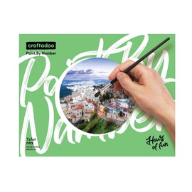 Paint By Numbers Jewish Wall Art - Paint By Number for Adults and Artist Kids - Judaica Artwork Color by Numbers Canvas Painting - Israeli Decor and Jewish Art - Jewish Home Gifts (16" x 20") (Tzfat)