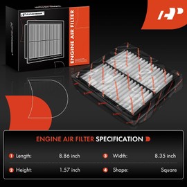 A-Premium Filtro de Aire de Motor Compatible con Mazda CX-3 CX3 2016-2022 2.0L