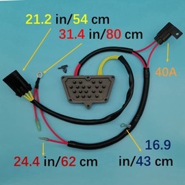 Tuzliufi Voltage Regulator Rectifier Compatible with Mercury Mariner Outboard 8M0088351 8M0133642 65HP 75HP 80HP 90HP 100HP 115HP F 65 75 80 90 100 115 HP EFI JET Pro XS Sea Pro Electrical Z839